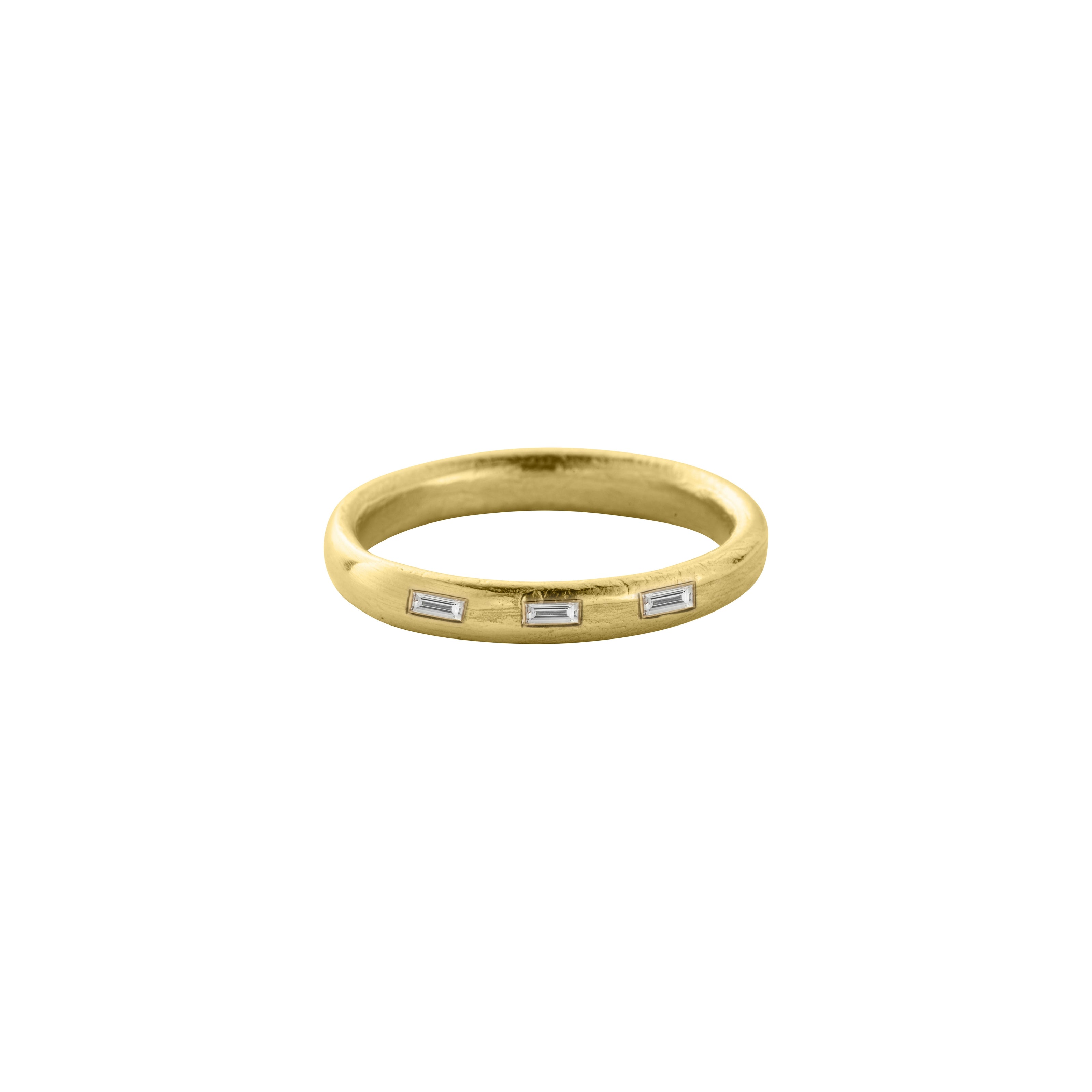 18ct Gold Love Honour Cherish Wedding Band
