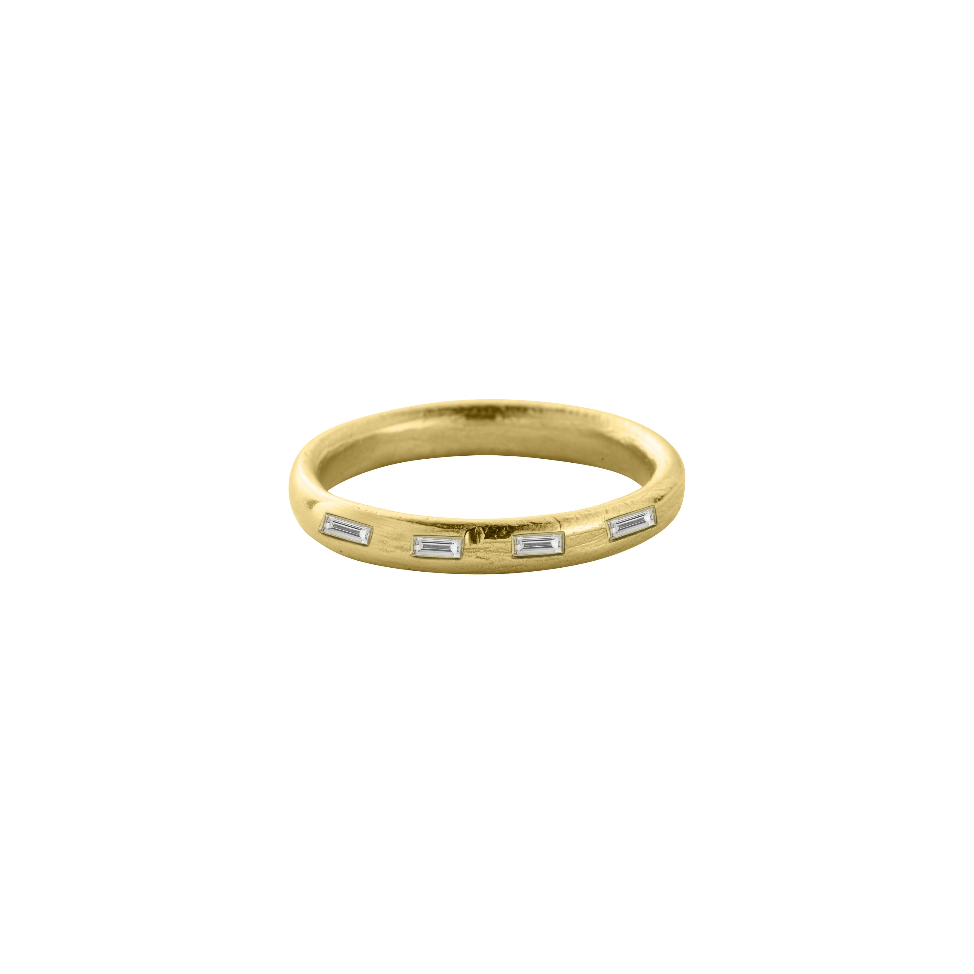 18ct Gold Love Honour Cherish Wedding Band