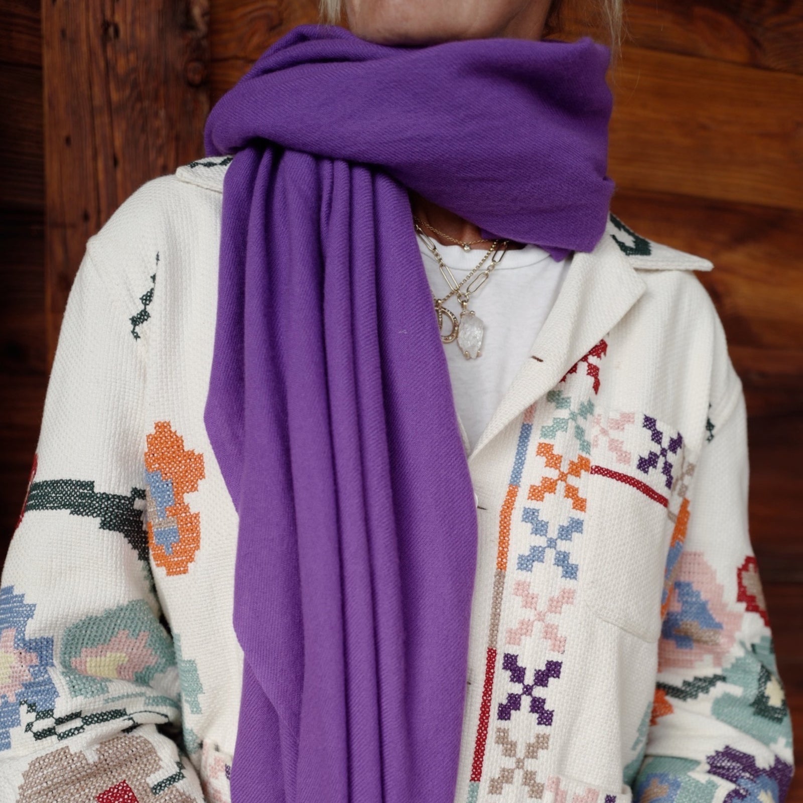 [Women] [modelwears Maxi Scarf]