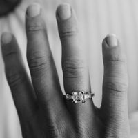 MALIA Platinum Diamond Ring