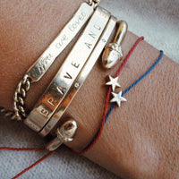 Gold Tiny Star Cord Bracelet