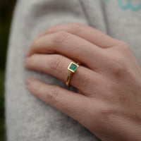 GAIDA Gold  Emerald Ring