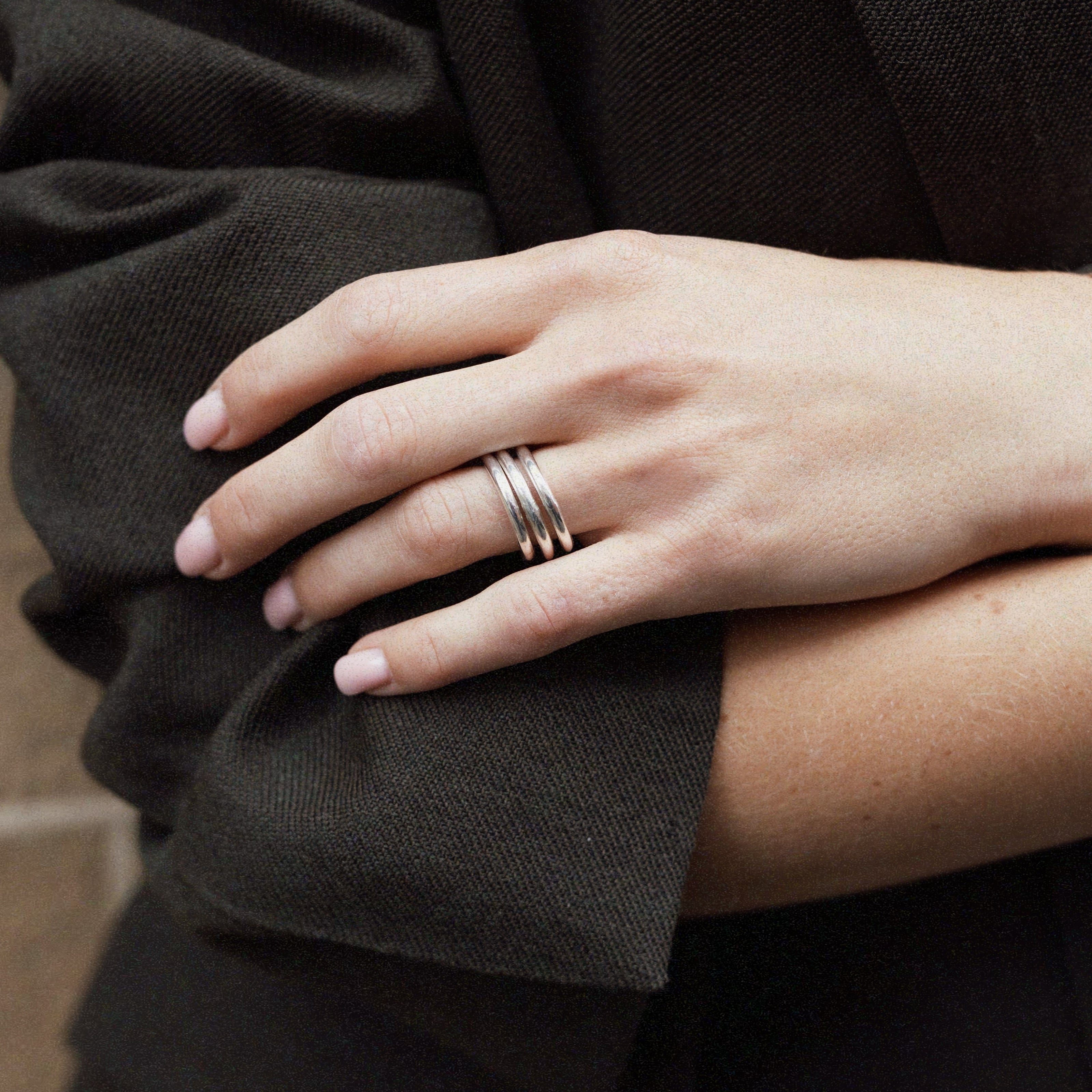 Silver Stack Ring