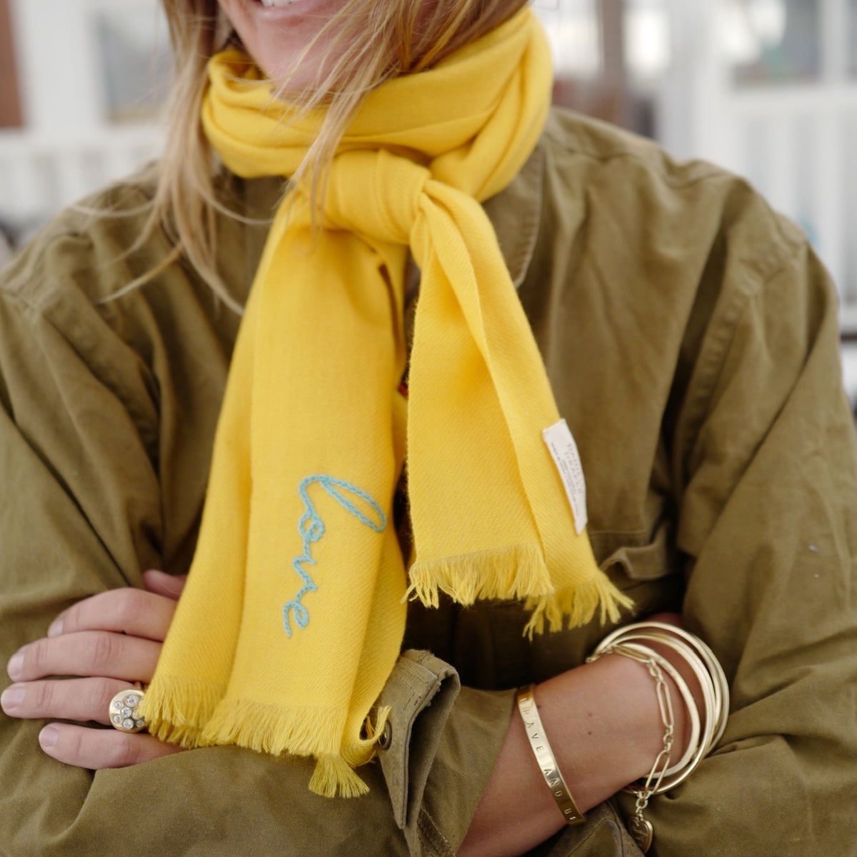 [Women] [modelwears Mini Scarf]