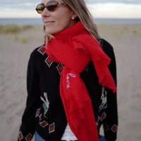 [Women-hover] [modelwears Maxi Scarf]