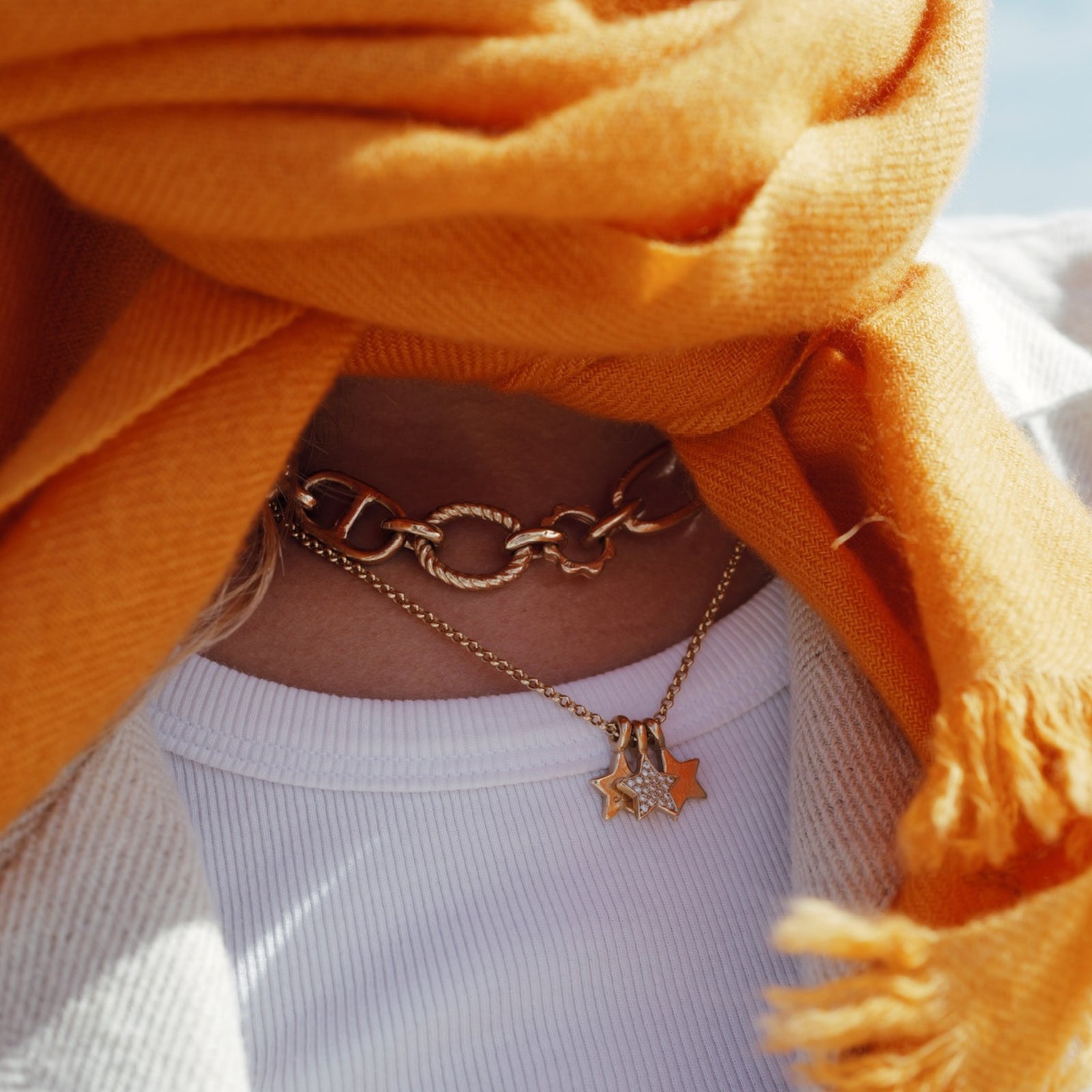 [Women] [modelwears Mini Scarf]