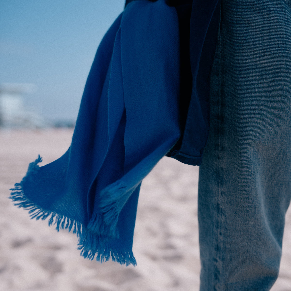 DD Indigo Cashmere Scarf