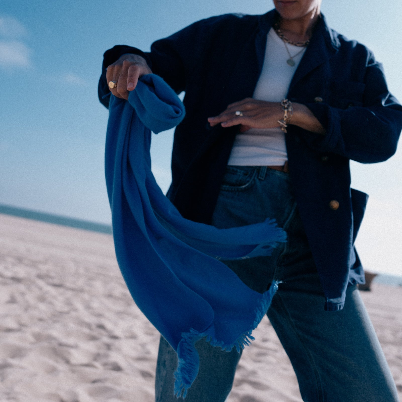 [Women] [modelwears Mini Scarf]