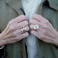 Silver Citrine Treasure Ring