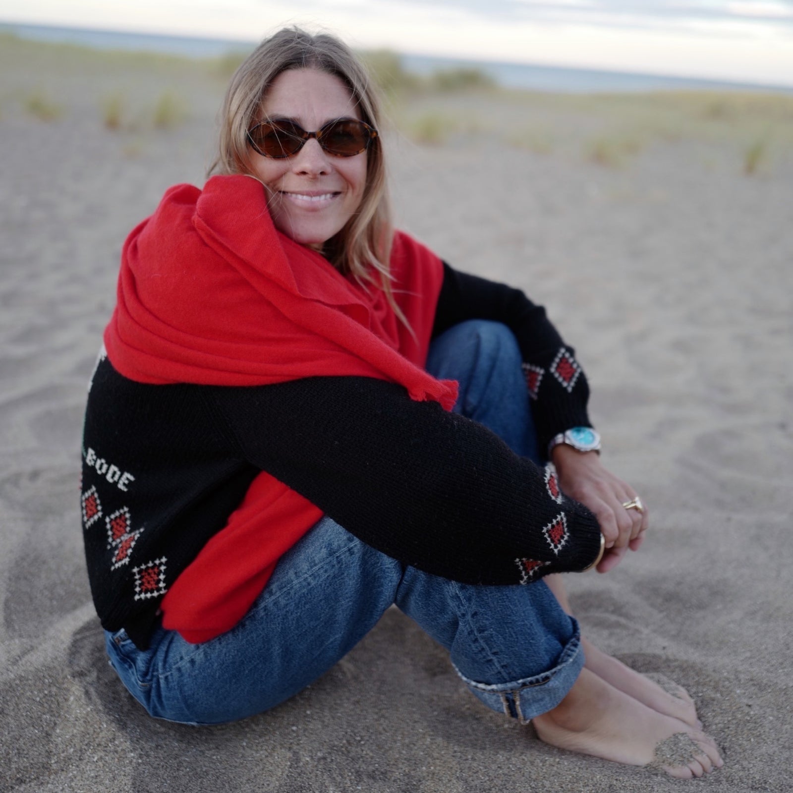 [Women] [modelwears Maxi Scarf]