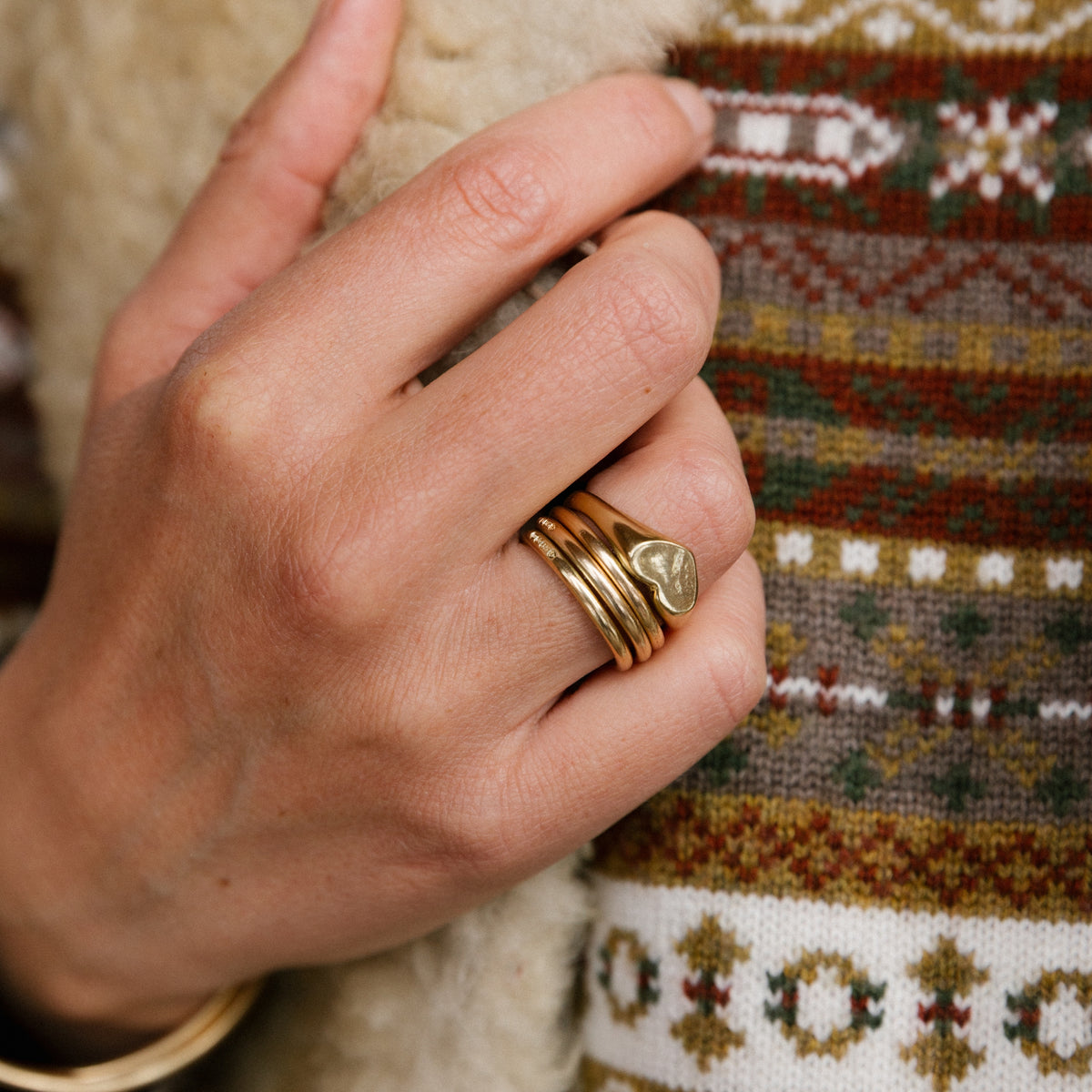 Gold Stack Ring