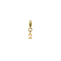 Gold Mini Alphabet Lobster Charm