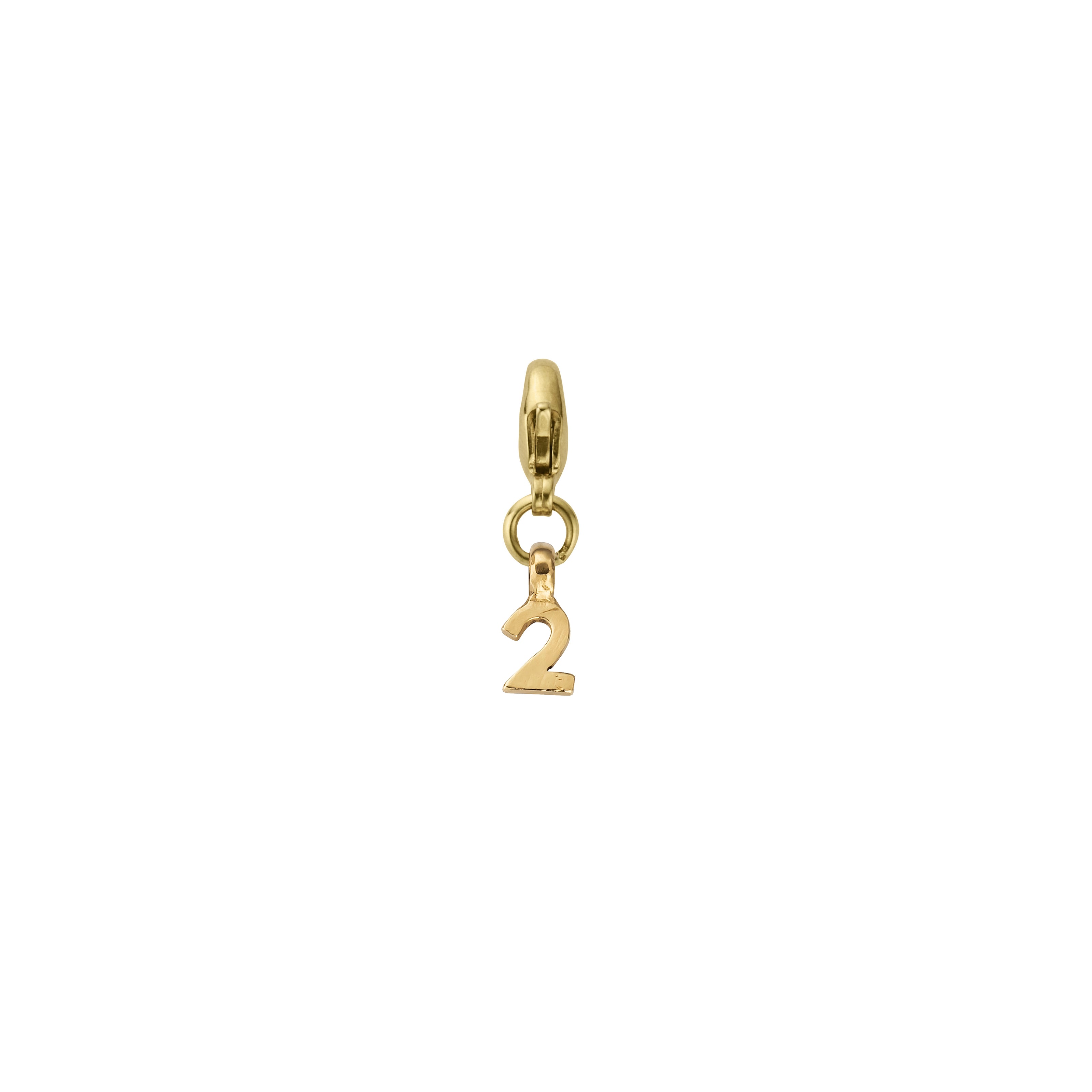 Gold Mini Alphabet Lobster Charm