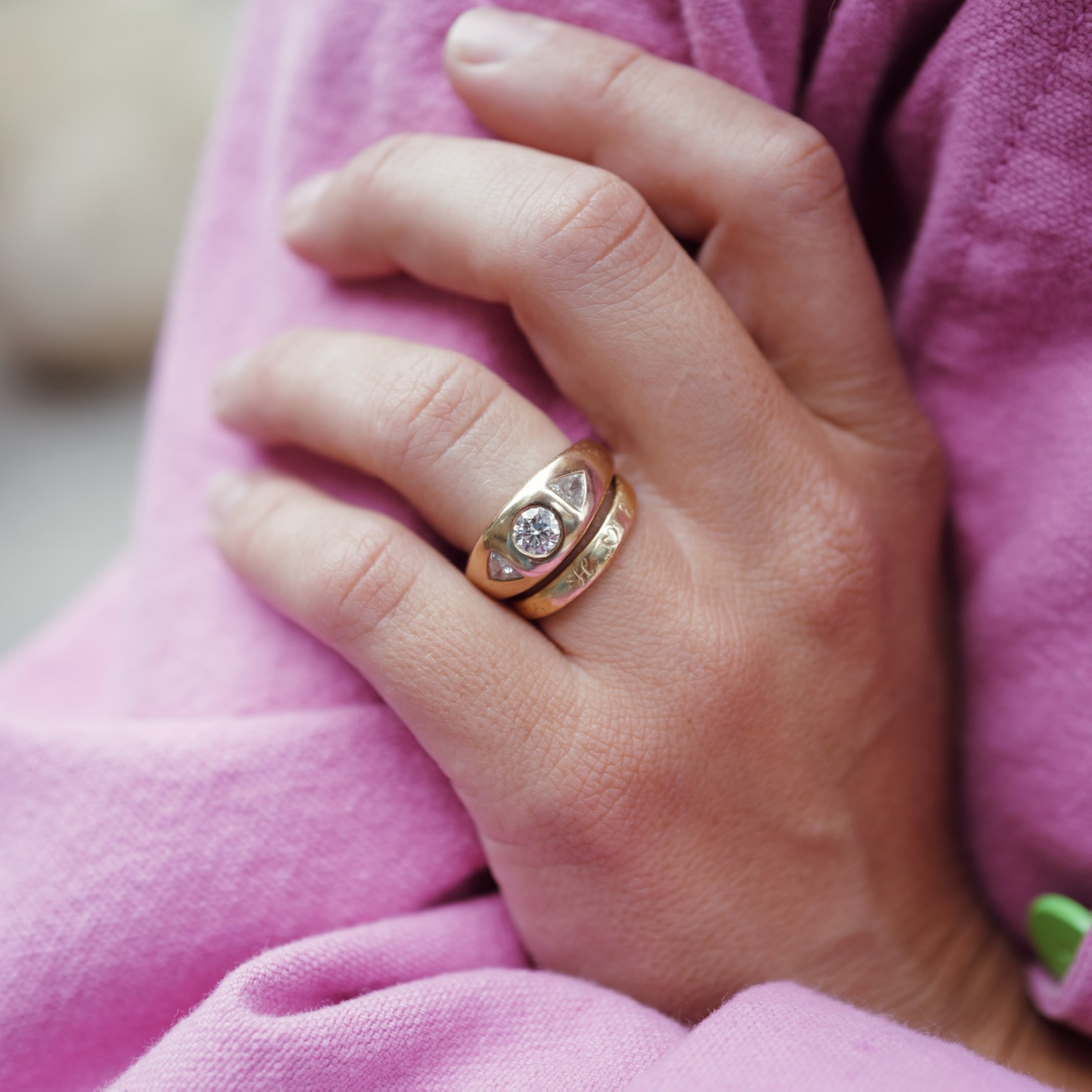 NORA Gold Diamond Ring