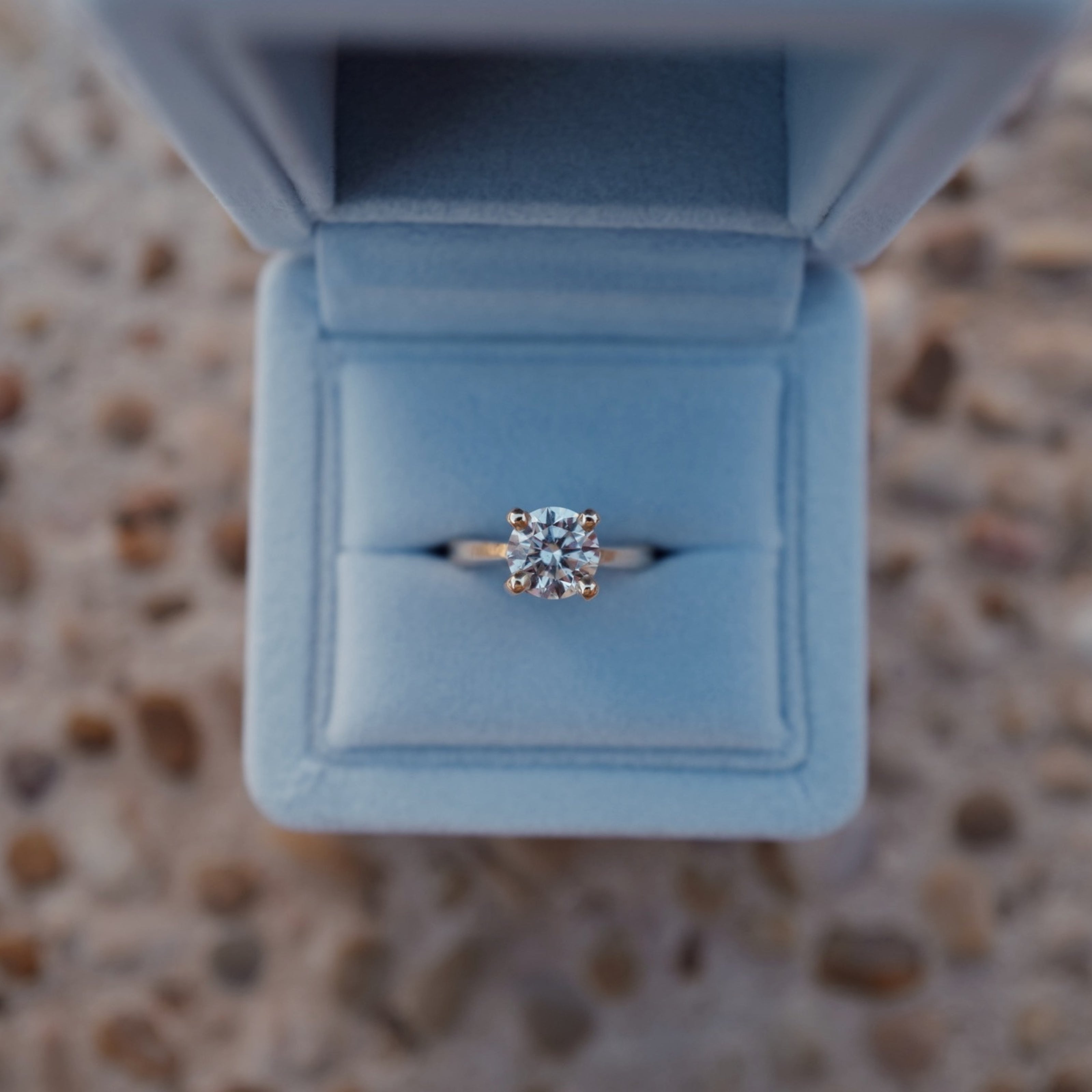 'The Eternity' 9ct Gold Round 2ct Lab Grown Diamond Claw Engagement Ring