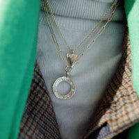 Gold Medium Heart Necklace