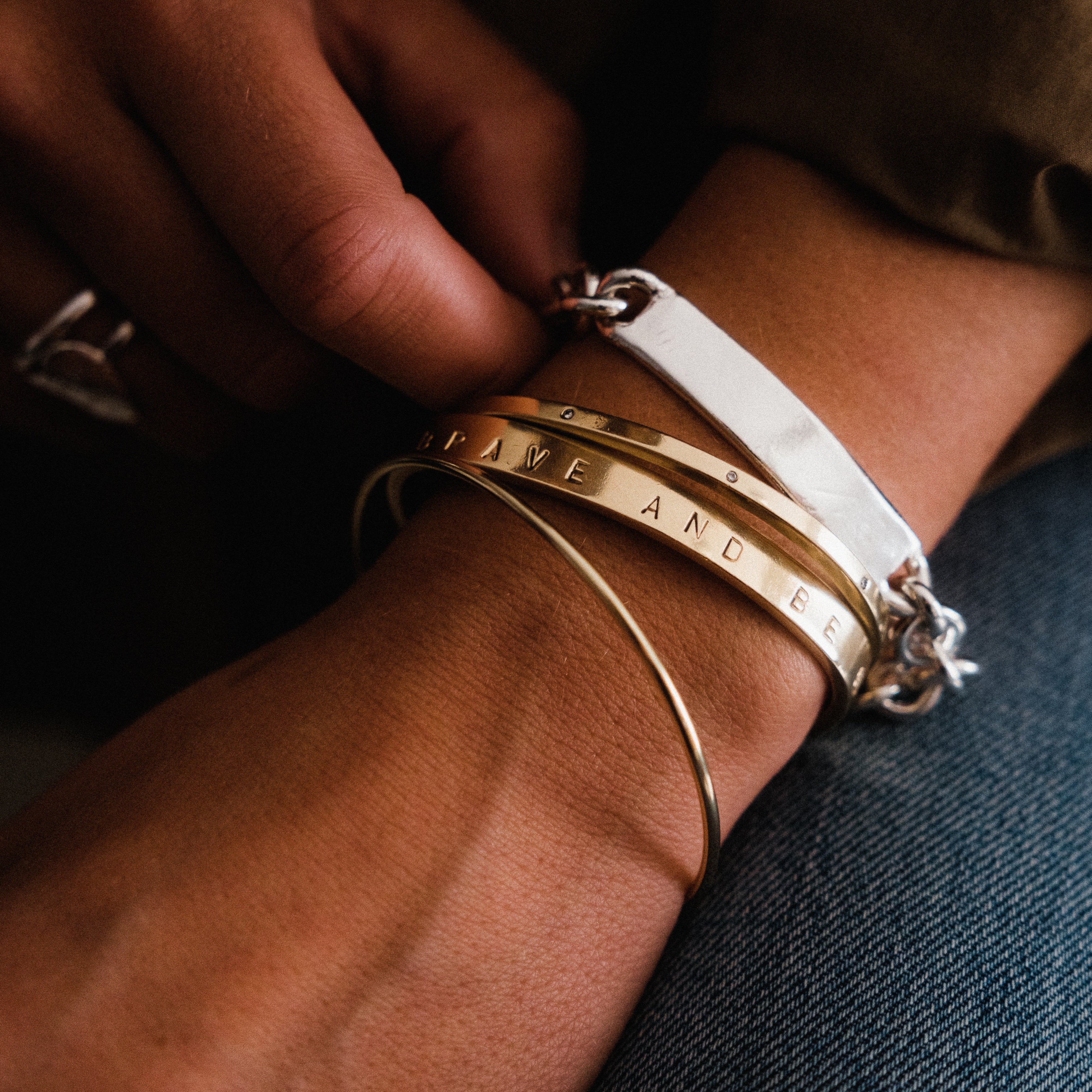 Luxury Gold Signature Bangle – Daniella Draper