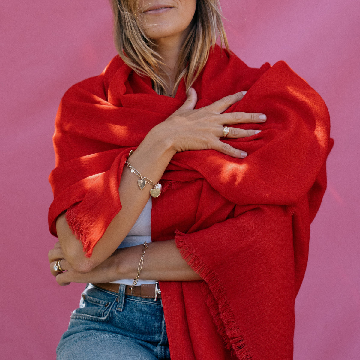 [Women] [modelwears Maxi Scarf]