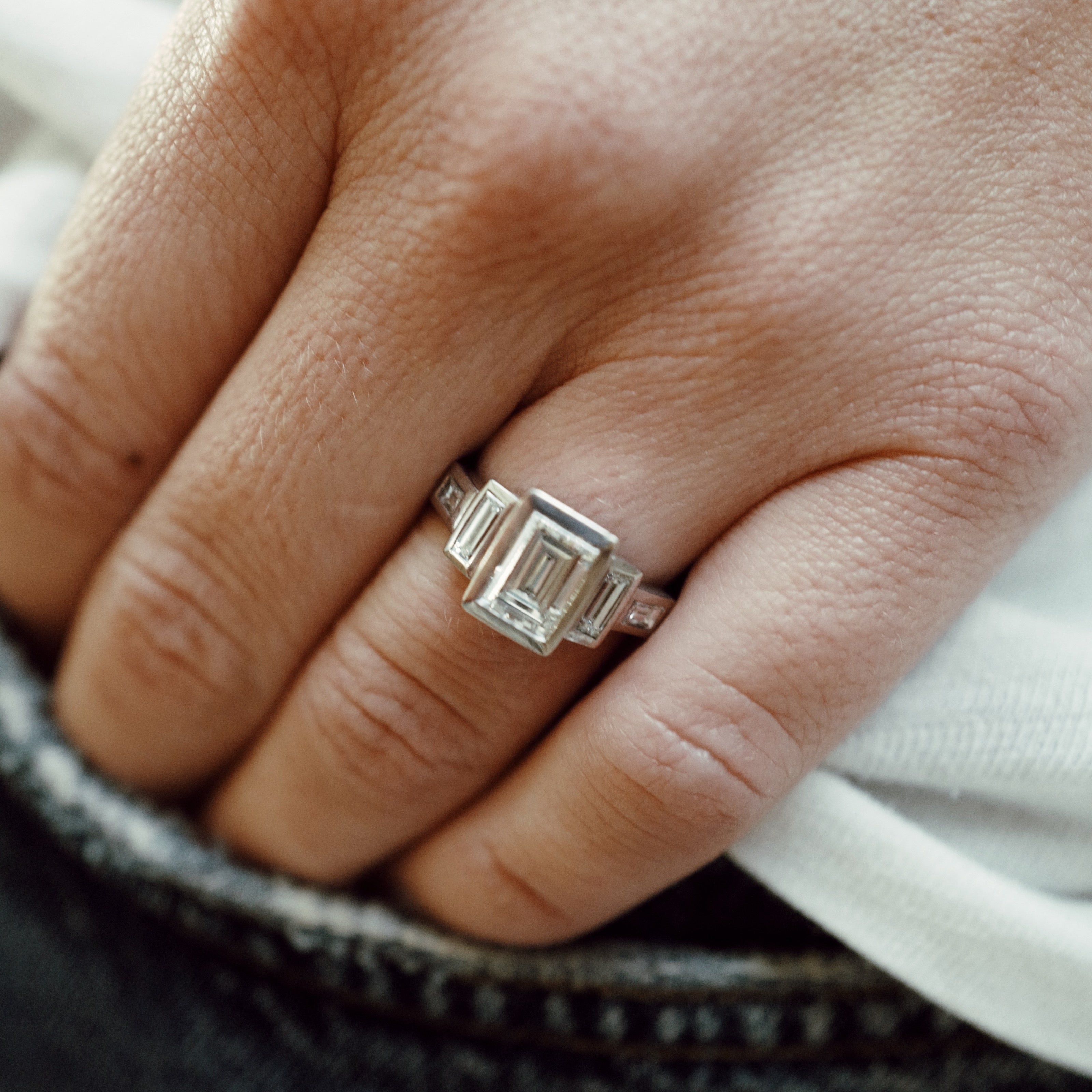 LUCILLE White Gold Diamond Ring