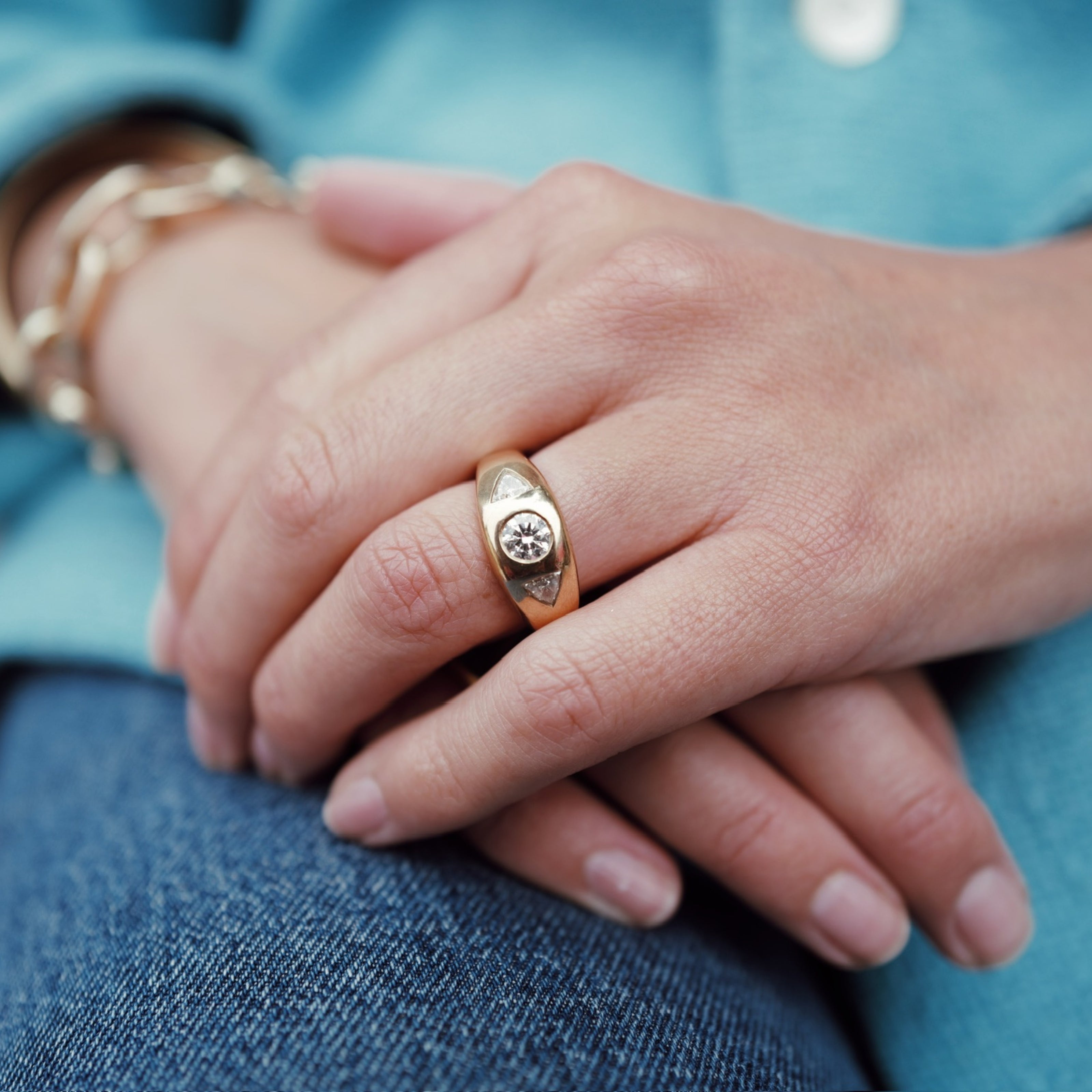 NORA Gold Diamond Ring