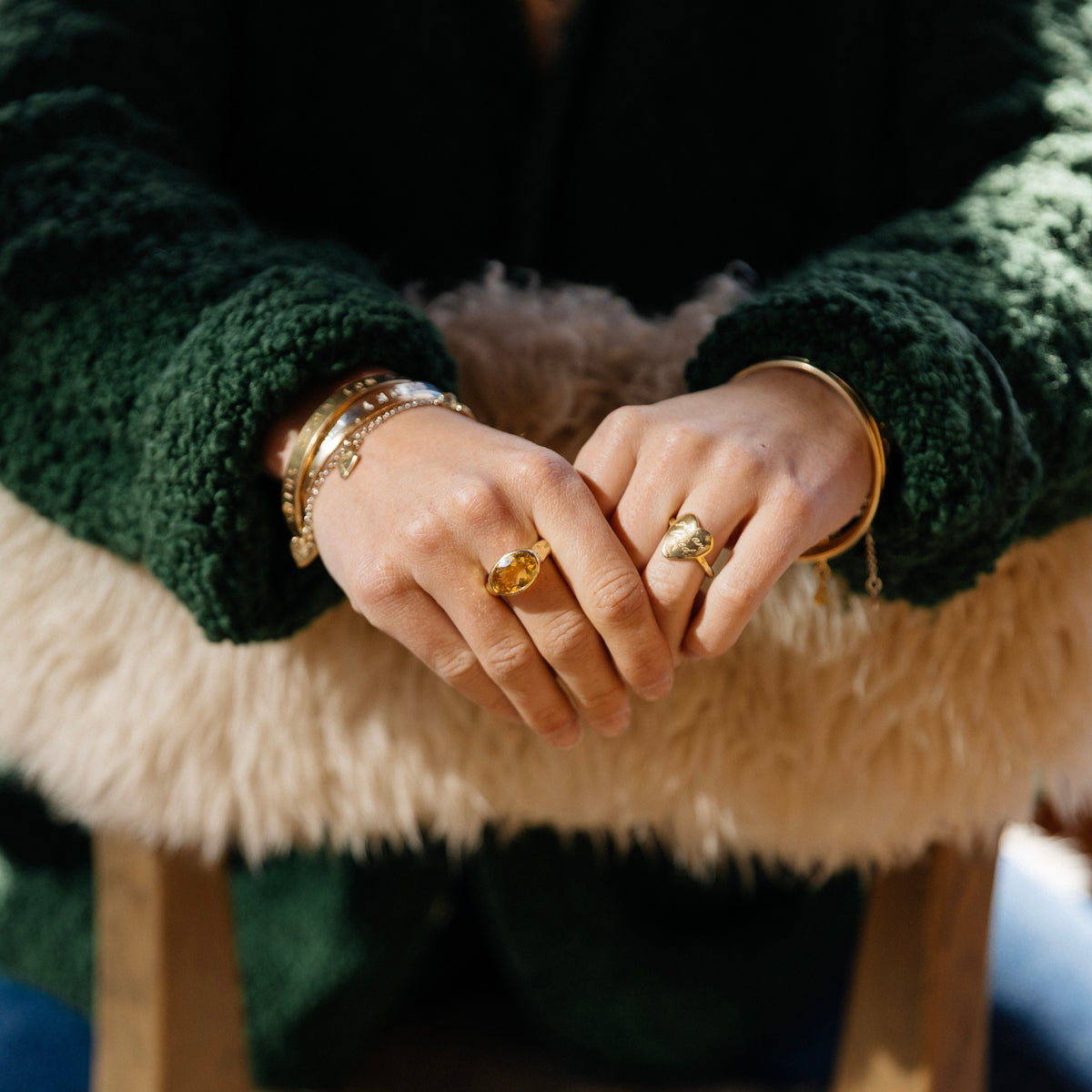 Gold You Are Loved Ring