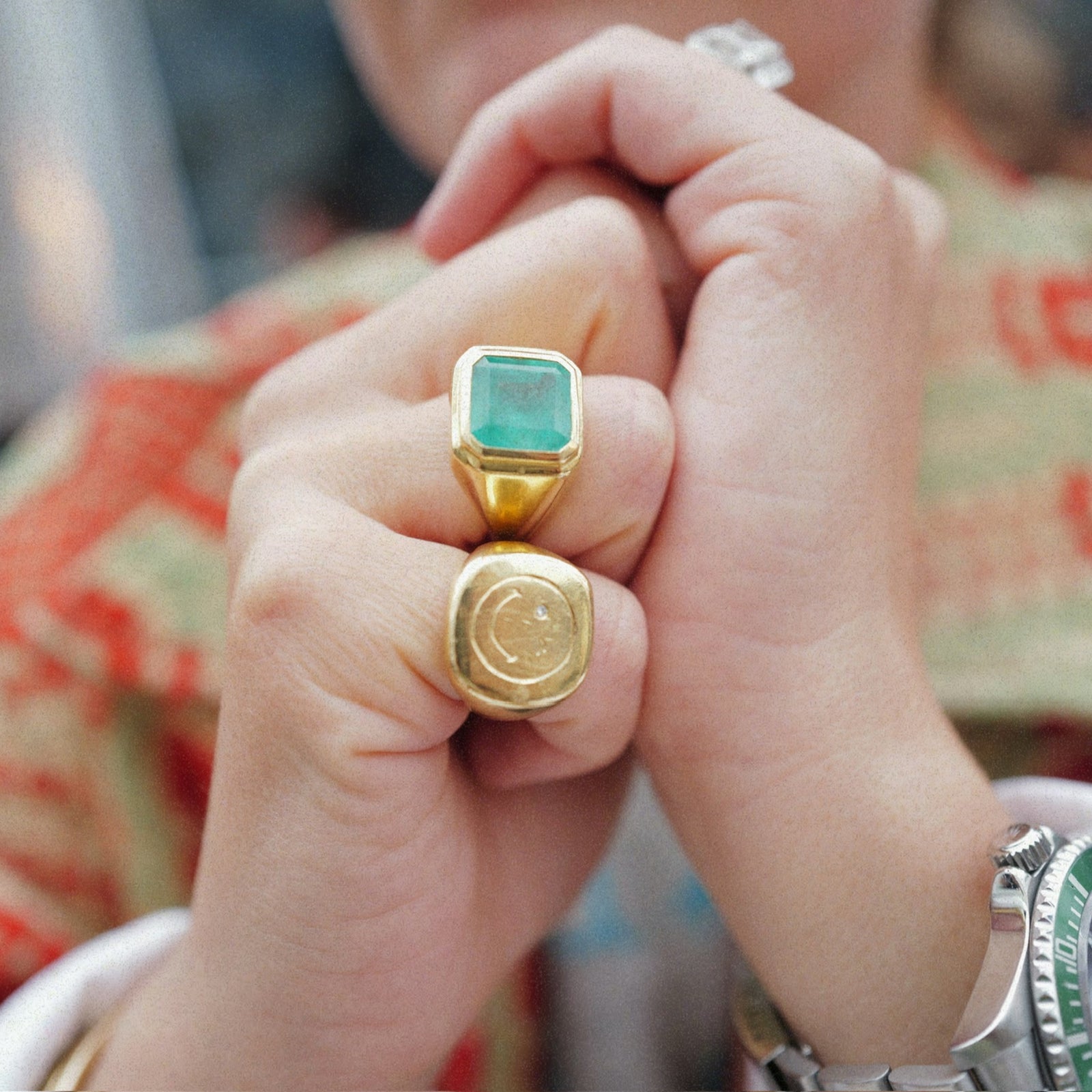 MAGNUS Gold Emerald Ring