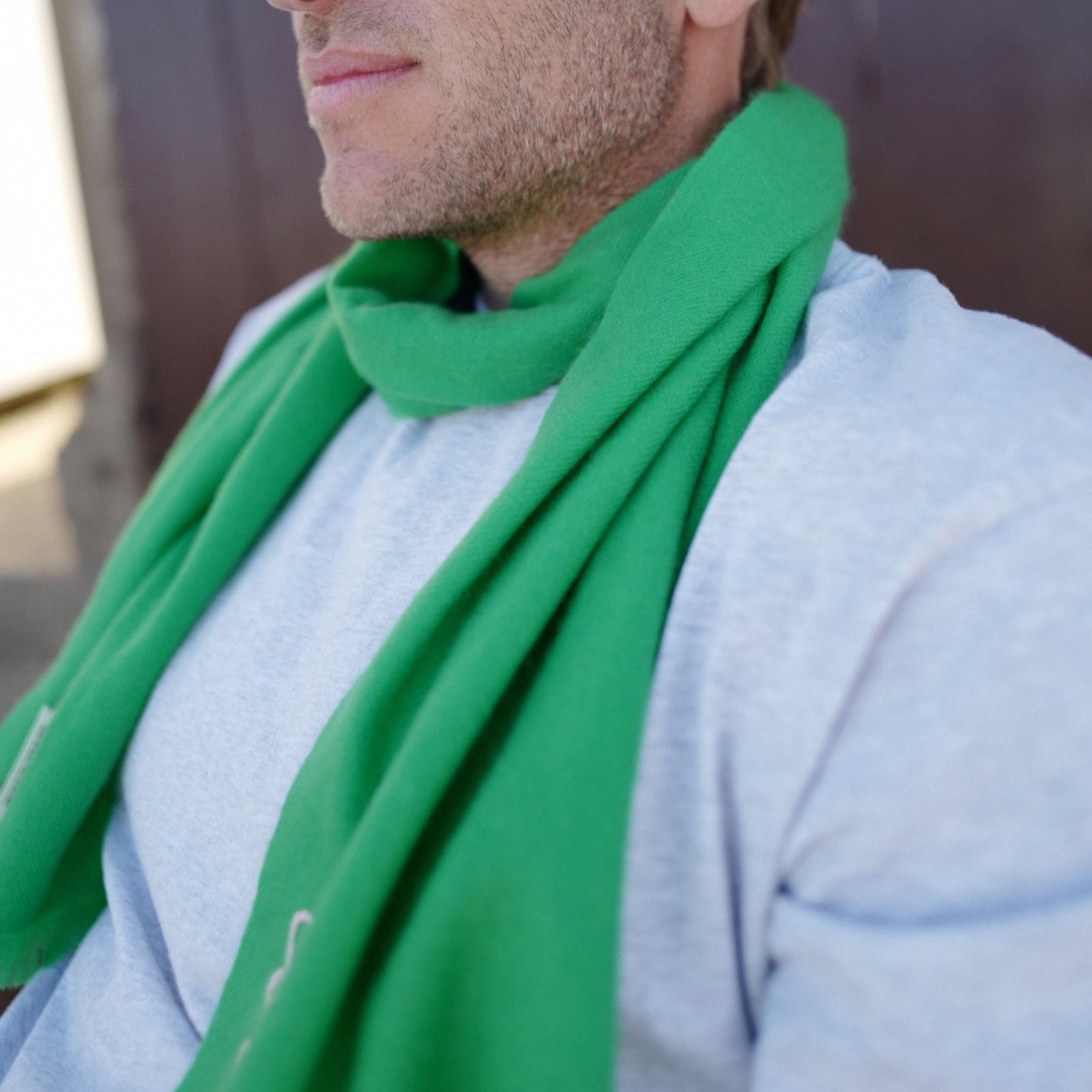 [Men] [modelwears Mini Scarf]