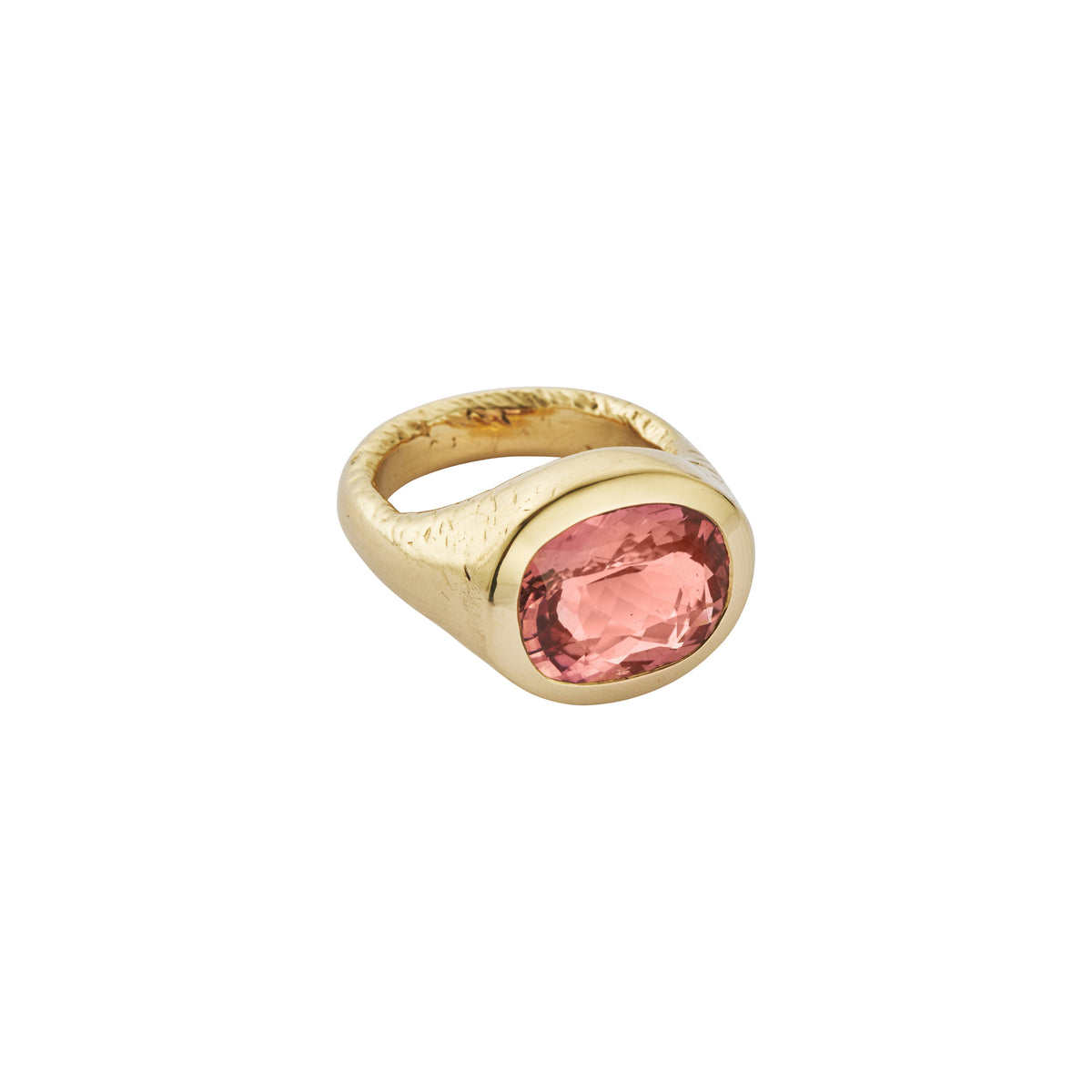 MELIHA Gold Pink Tourmaline Ring