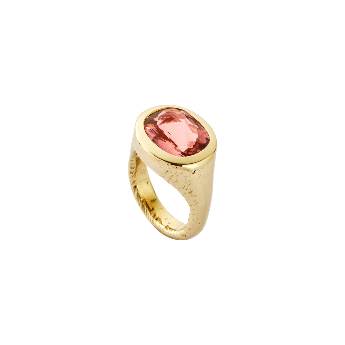 MELIHA Gold Pink Tourmaline Ring