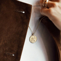 Gold Trio Diamond Midnight Moon Necklace