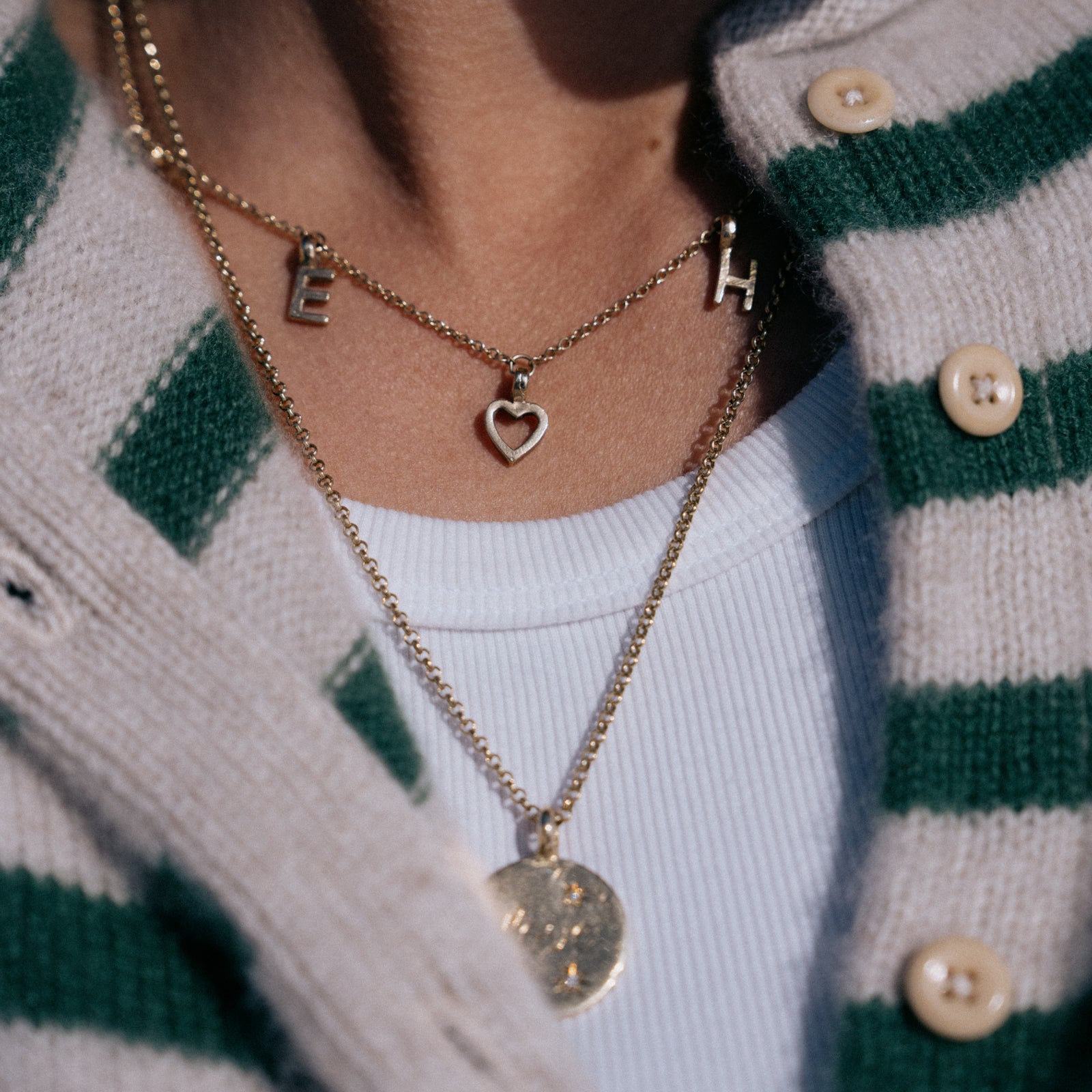 Gold Build Your Own Fixed Necklace