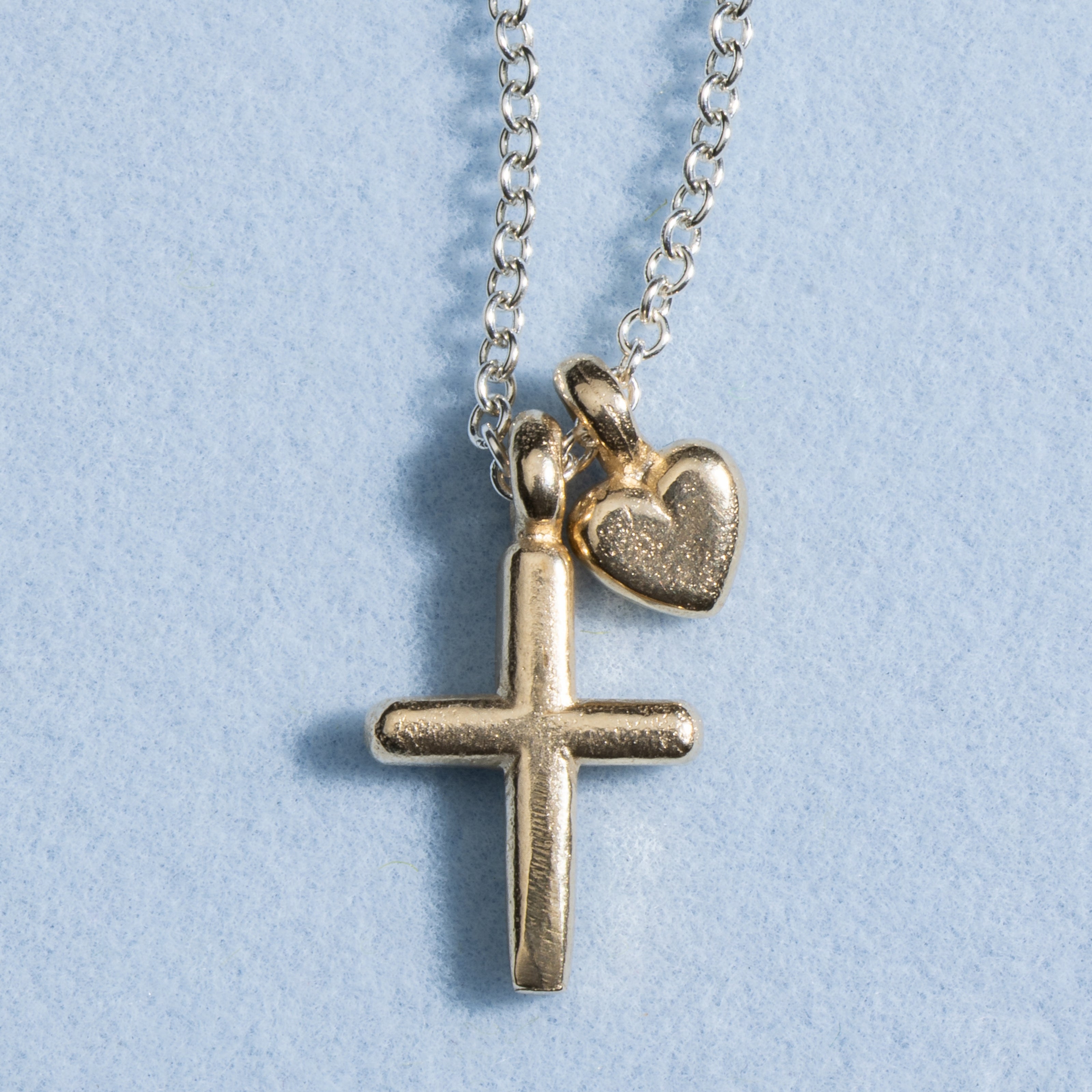 Silver & Gold Lincoln Anniversary Necklace