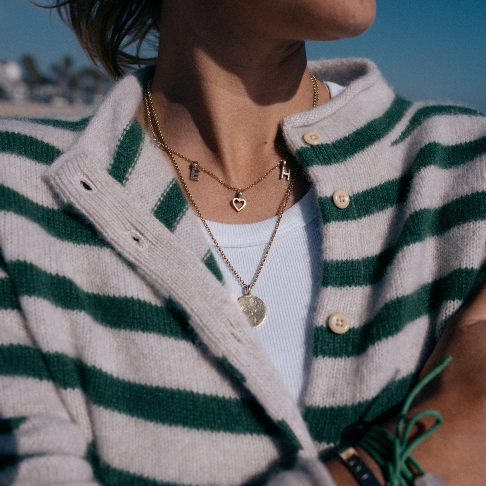 Gold Build Your Own Fixed Necklace