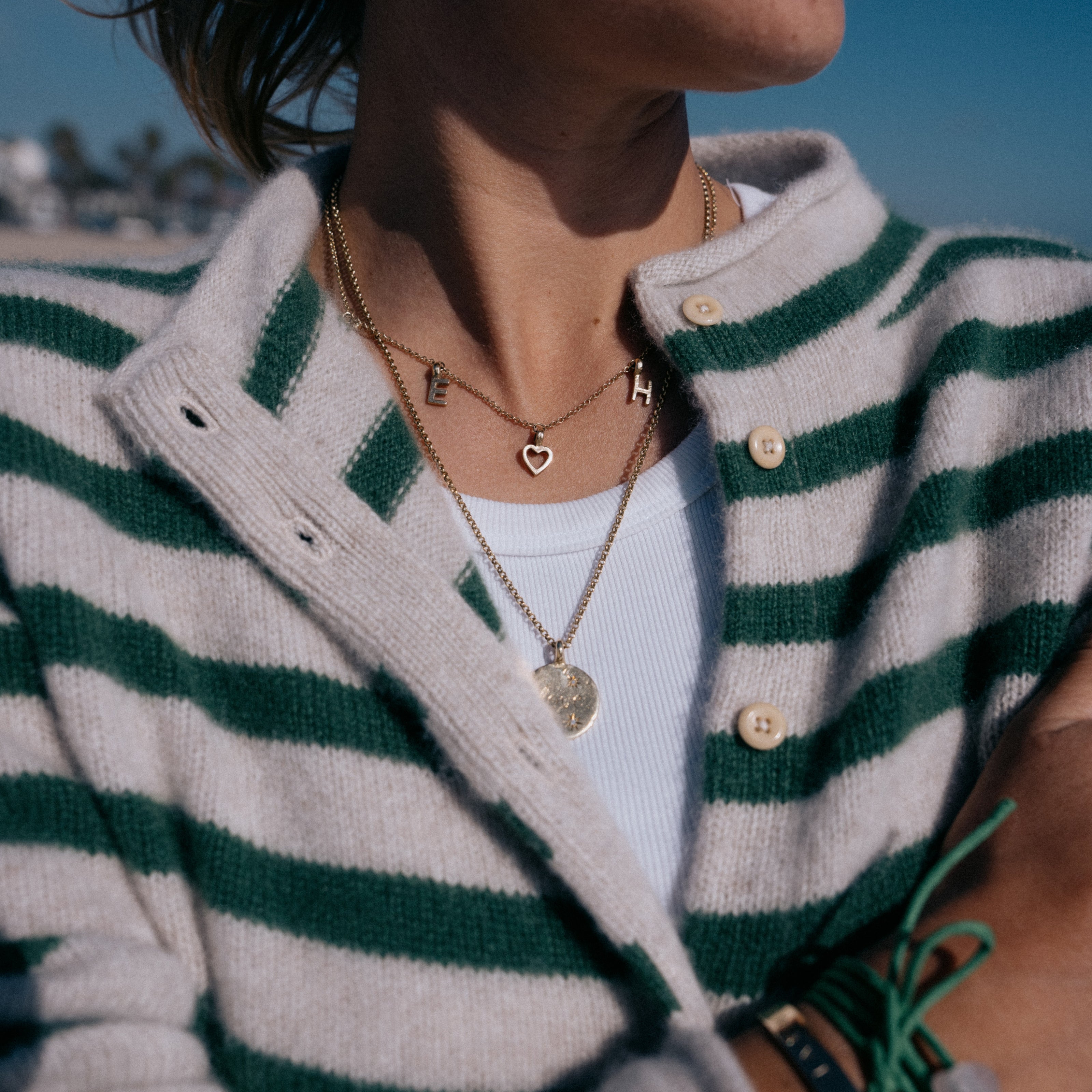 Gold Build Your Own Fixed Necklace