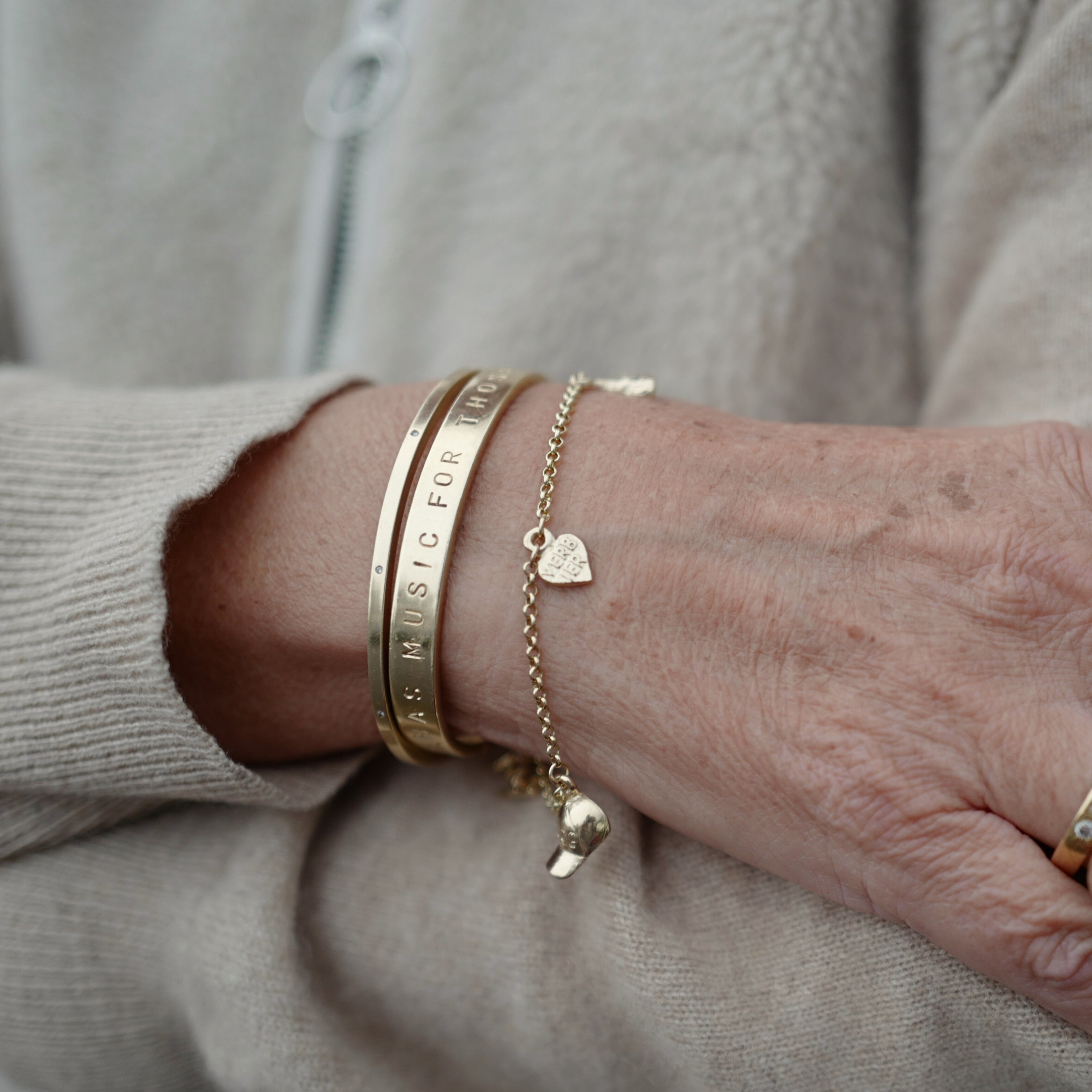 Gold Verbier Charm Bracelet