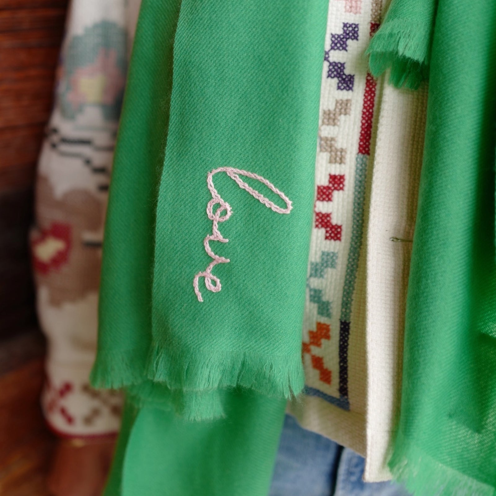 [Women] [modelwears Maxi Scarf]