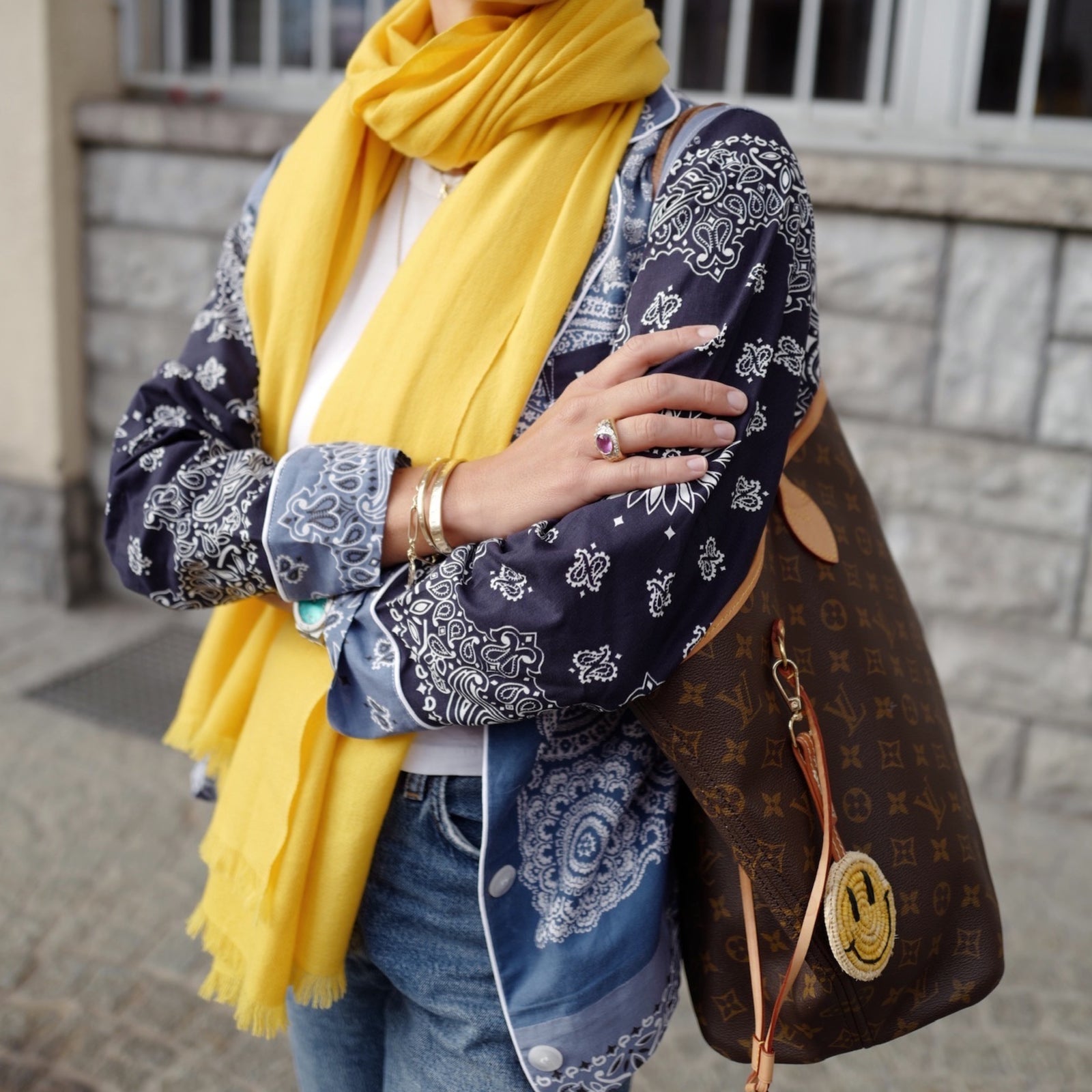 [Women] [modelwears Maxi Scarf]