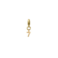 Gold Mini Alphabet Lobster Charm