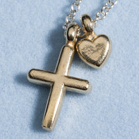 Silver & Gold Lincoln Anniversary Necklace