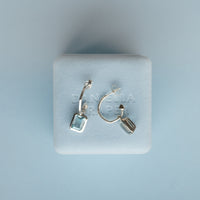 Silver Juno Blue Topaz Earring Charms