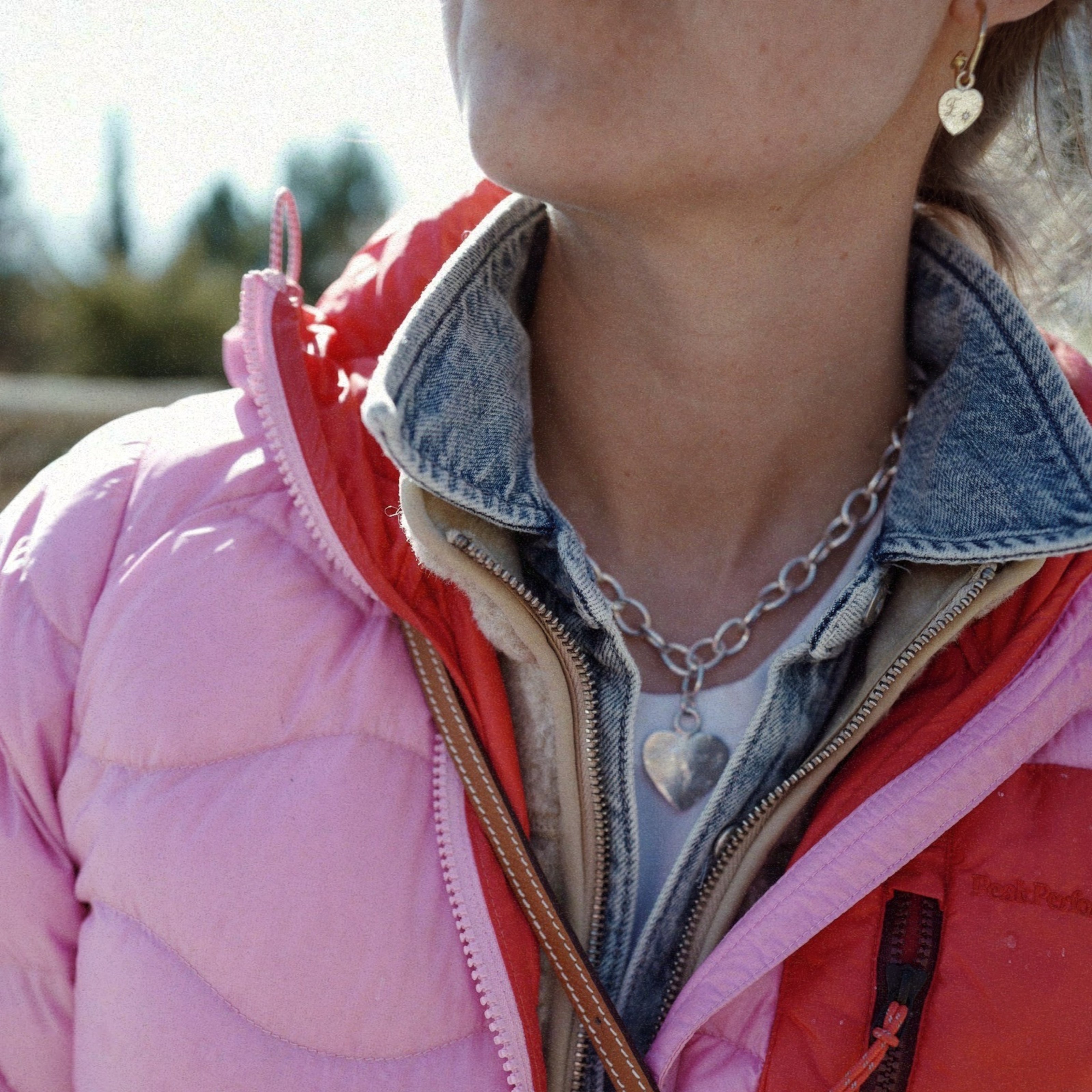 Gold Diamond Midnight Keeper's Heart Earring Charms