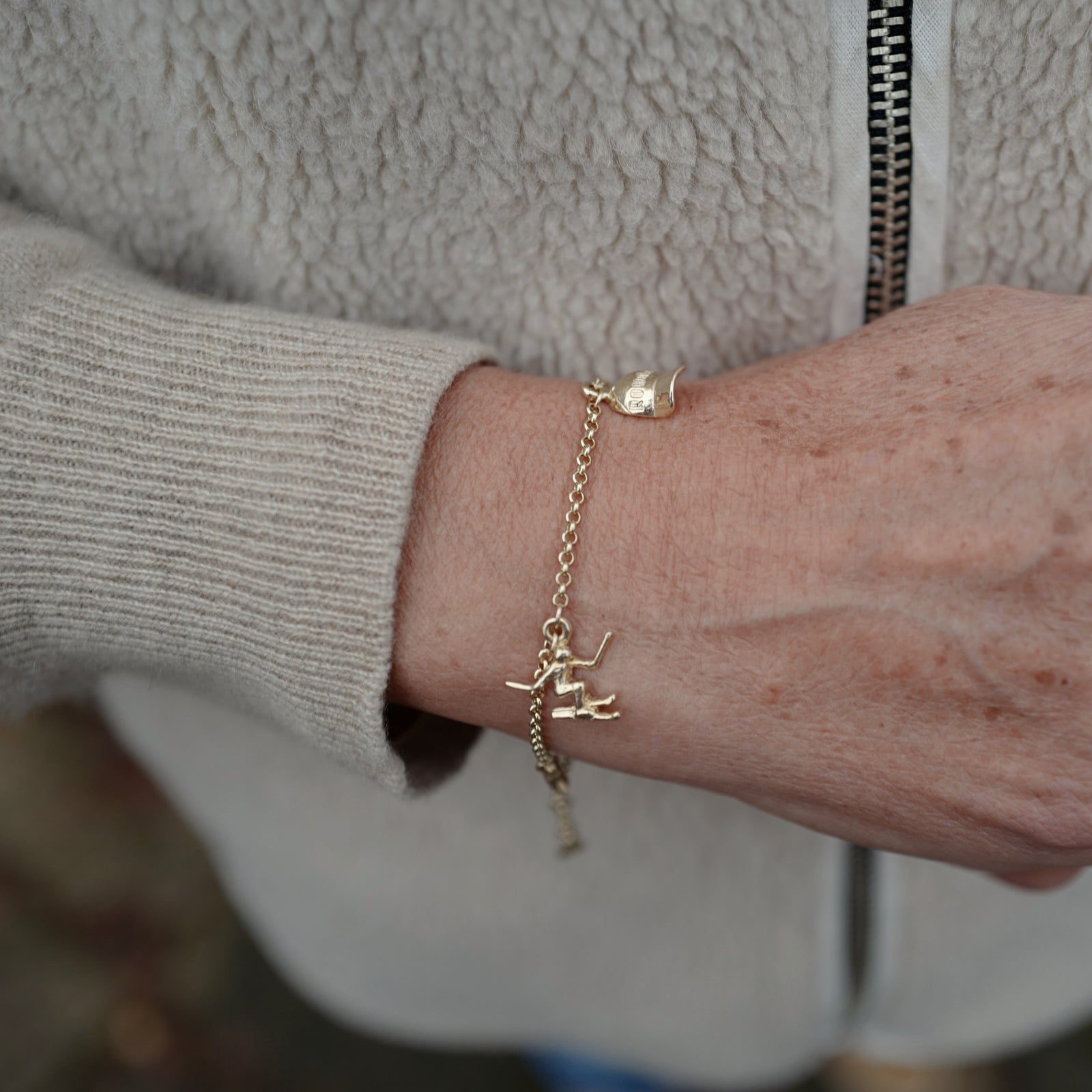 Gold Verbier Charm Bracelet