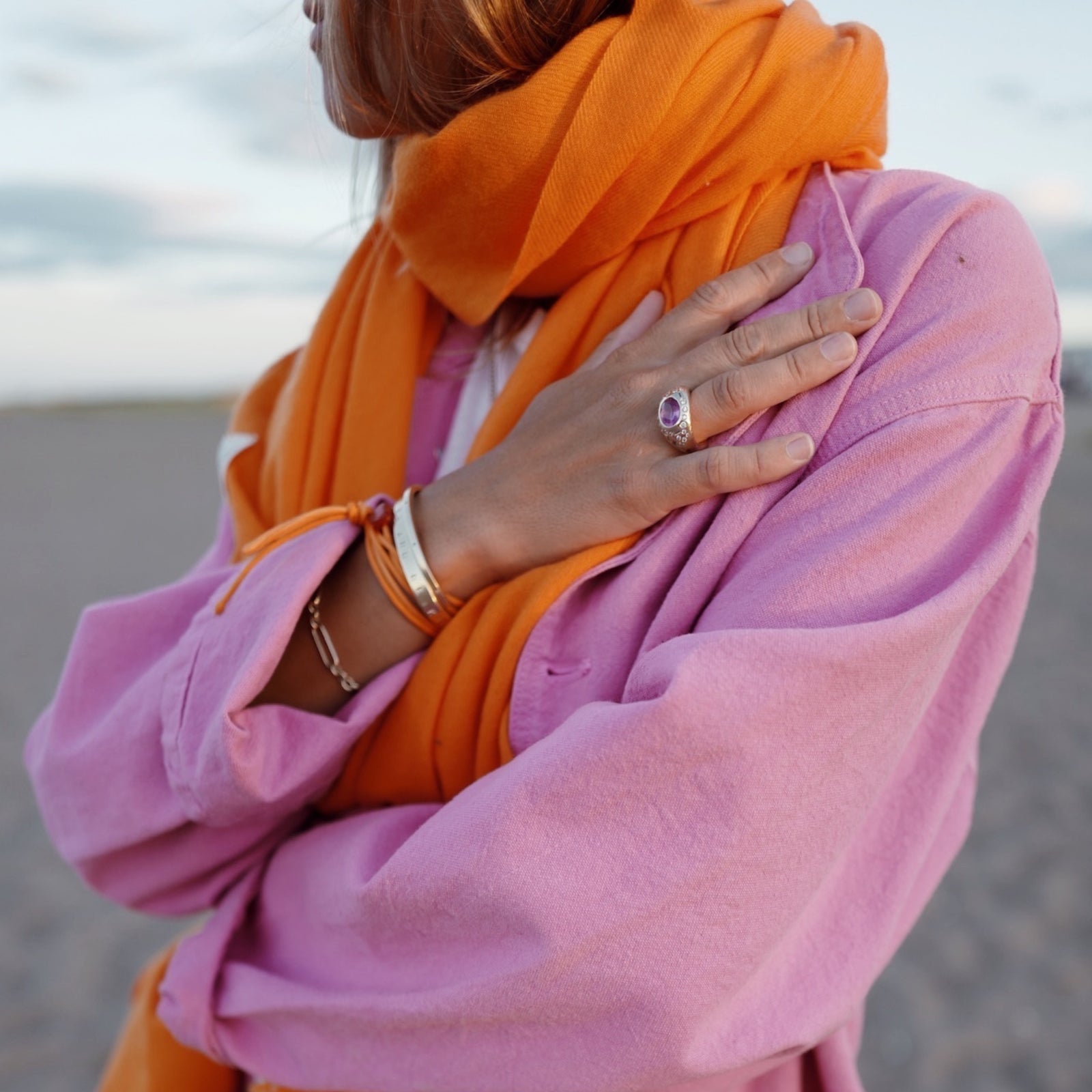 [Women] [modelwears Maxi Scarf]