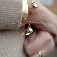 Gold Verbier Charm Bracelet