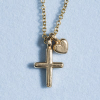 Gold Love & Heritage Charm Necklace