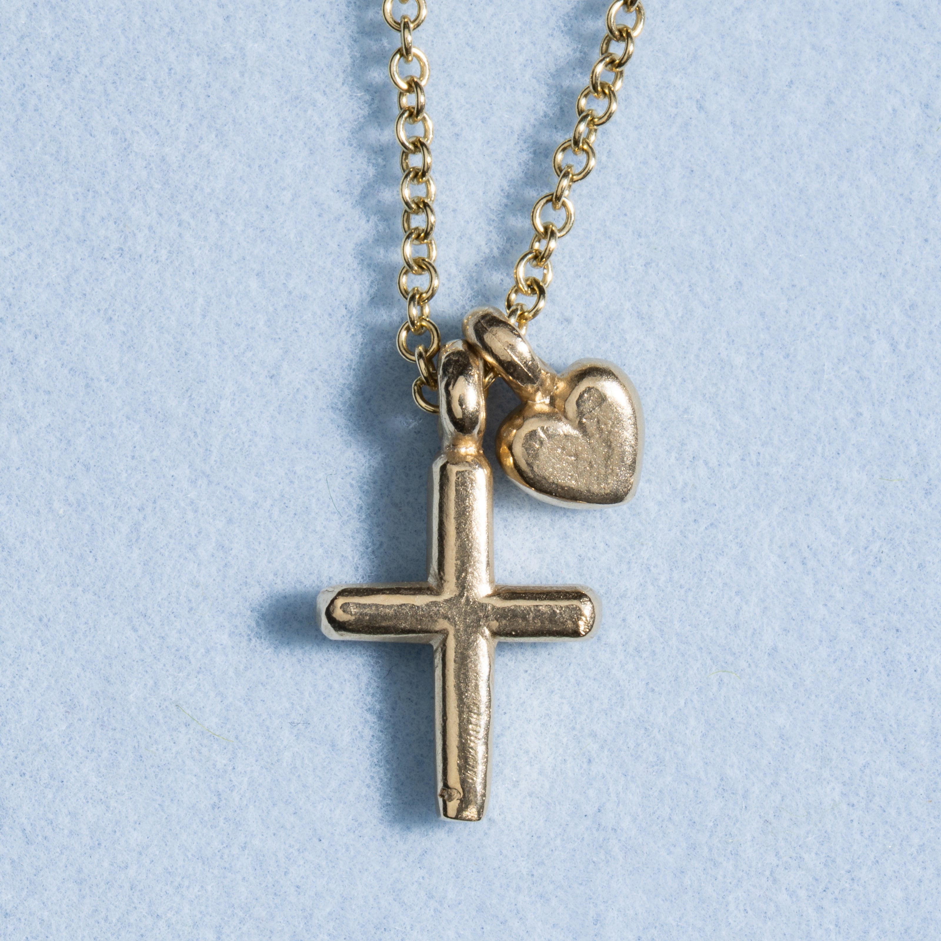 Gold Love & Heritage Charm Necklace