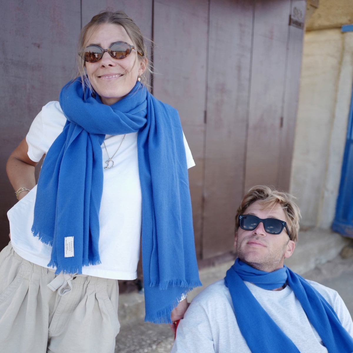 [Men] [Women] [modelwears Maxi & Mini Scarf]