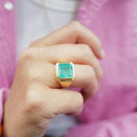 MAGNUS Gold Emerald Ring