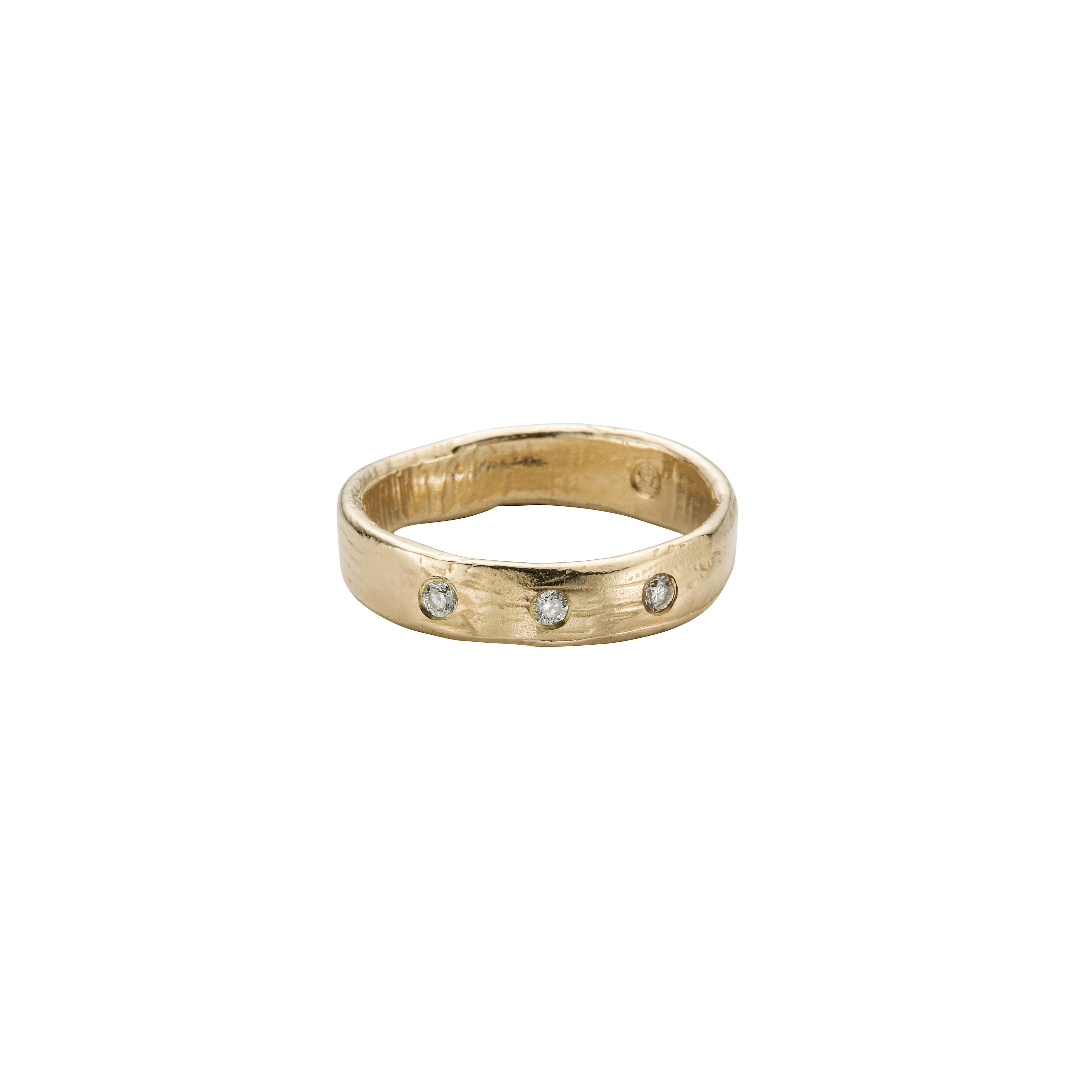 Men's 9ct Gold Midi Posey Ring