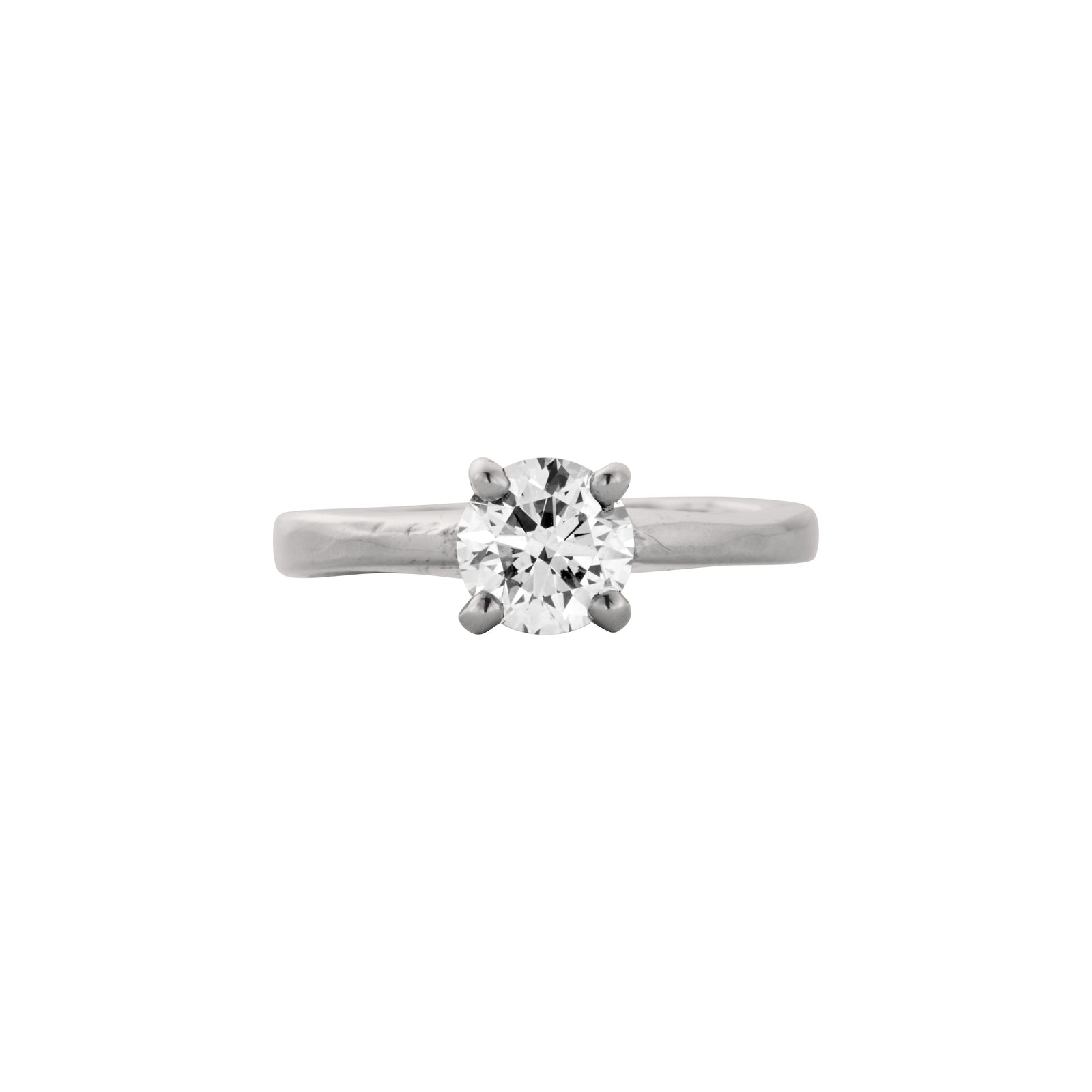 'The Eternity' 9ct White Gold Round 1ct Lab Grown Diamond Claw Engagement Ring